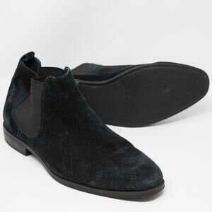 Men’s Billionaire Italian Couture Black Suede Chelsea Boots Sz EU 41 / US 8